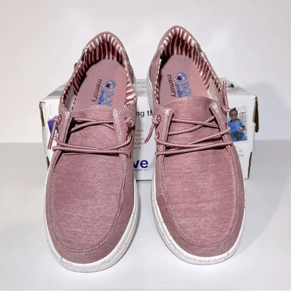 Skechers BOBS Summer Life Canvas Skipper Boat Shoes